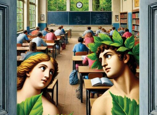 Adam and Eve Go to School